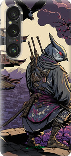 Силиконовый чехол Птица воин для Sony Xperia 1 VI - 5587u-3975 изображение 