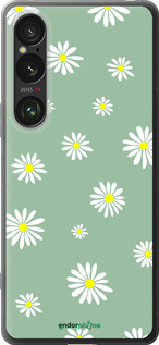 Силиконовый чехол Ромашки v4 для Sony Xperia 1 VI - 5603u-3975 изображение 