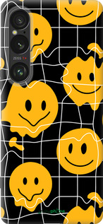 Силиконовый чехол Смайлы v3 для Sony Xperia 1 VI - 5623u-3975 изображение 