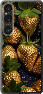 Силиконовый чехол Золотая клубника для Sony Xperia 1 VI - 5637u-3975 изображение 