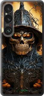 Силиконовый чехол Череп 2 для Sony Xperia 1 VI - 5652u-3975 изображение 