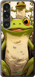 Силиконовый чехол Веселая жаба для Sony Xperia 1 VI - 5658u-3975 изображение 