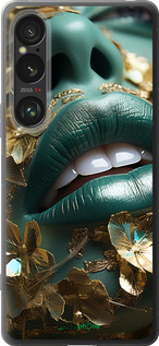 Силиконовый чехол Губы 2 для Sony Xperia 1 VI - 5667u-3975 изображение 