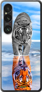 Силиконовый чехол Тигр для Sony Xperia 1 VI - 6016u-3975 изображение 