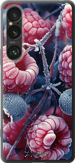 Силиконовый чехол Морозные ягоды для Sony Xperia 1 VI - 6033u-3975 изображение 