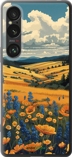 Силиконовый чехол Украинское поле для Sony Xperia 1 VI - 6082u-3975 изображение 