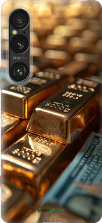 Силиконовый чехол Сияние золота для Sony Xperia 1 VI - 6104u-3975 изображение 