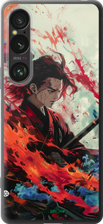 Силиконовый чехол Битва стихий для Sony Xperia 1 VI - 6110u-3975 изображение 