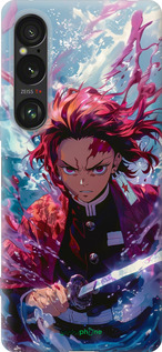 Силіконовий чехол Танджиро Камадо: Клинок, що розсікає демонів для Sony Xperia 1 VI - 6111u-3975 изображение 