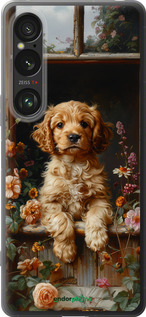 Силиконовый чехол Щенок cocker spaniel для Sony Xperia 1 VI - 6136u-3975 изображение 