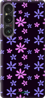 Силіконовий чехол з квітами для Sony Xperia 1 VI - 6258u-3975 изображение 