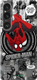 Силіконовий чехол Человек паук для Sony Xperia 1 VI - 6279u-3975 изображение 