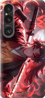 Силиконовый чехол Аниме воин для Sony Xperia 1 VI - 6281u-3975 изображение 