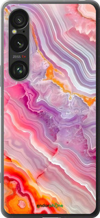 Силиконовый чехол Мрамор 2 для Sony Xperia 1 VI - 6307u-3975 изображение 