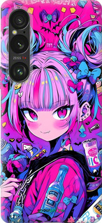 Силиконовый чехол Аниме милаха для Sony Xperia 1 VI - 6314u-3975 изображение 