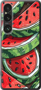 Силиконовый чехол Арбуз для Sony Xperia 1 VI - 6315u-3975 изображение 