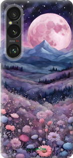 Силиконовый чехол Ночь луна арт для Sony Xperia 1 VI - 6319u-3975 изображение 
