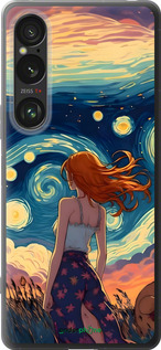 Силиконовый чехол Девушка Арт для Sony Xperia 1 VI - 6325u-3975 изображение 