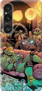 Силиконовый чехол Черепашки нинзя для Sony Xperia 1 VI - 6346u-3975 изображение 