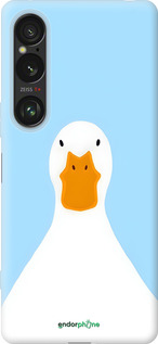 Силиконовый чехол Гусь для Sony Xperia 1 VI - 6350u-3975 изображение 