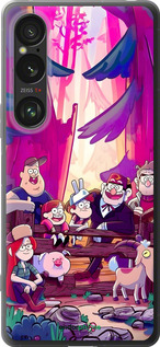 Силиконовый чехол Гравити Фолз для Sony Xperia 1 VI - 6365u-3975 изображение 