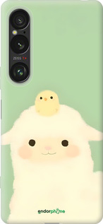 Силіконовий чехол Барашек и ципленок для Sony Xperia 1 VI - 6369u-3975 изображение 