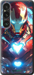 Силиконовый чехол Железный человек для Sony Xperia 1 VI - 6372u-3975 изображение 