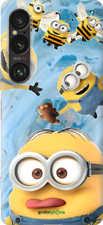 Силиконовый чехол Миньоны для Sony Xperia 1 VI - 6386u-3975 изображение 
