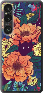 Силиконовый чехол С изображением полевых цветов для Sony Xperia 1 VI - 6419u-3975 изображение 