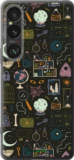 Силиконовый чехол Колдовской принт для Sony Xperia 1 VI - 6425u-3975 изображение 