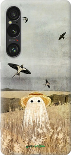 Силиконовый чехол Призрак в поле для Sony Xperia 1 VI - 6427u-3975 изображение 