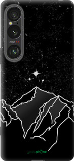 Силиконовый чехол Минималистический горный пейзаж для Sony Xperia 1 VI - 6438u-3975 изображение 