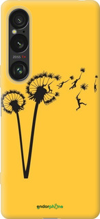 Силиконовый чехол Минимализм одуванчики для Sony Xperia 1 VI - 6449u-3975 изображение 