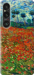 Силіконовий чехол Вінсент Ван Гог-Макове поле для Sony Xperia 1 VI - 6466u-3975 изображение 