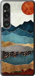 Силиконовый чехол Янтарный закат для Sony Xperia 1 VI - 6475u-3975 изображение 