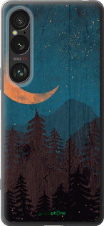 Силиконовый чехол Звездный лес для Sony Xperia 1 VI - 6480u-3975 изображение 