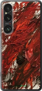 Силіконовий чехол Абстрактна композиція в червоних тонах для Sony Xperia 1 VI - 6541u-3975 изображение 