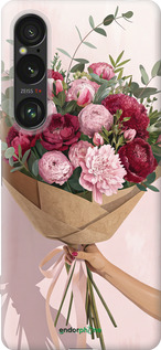 Силиконовый чехол Пионы 1 для Sony Xperia 1 VI - 6705u-3975 изображение 