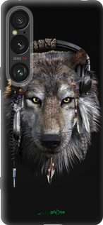 Силіконовий чехол Вовк-меломан для Sony Xperia 1 VI - 875u-3975 изображение 