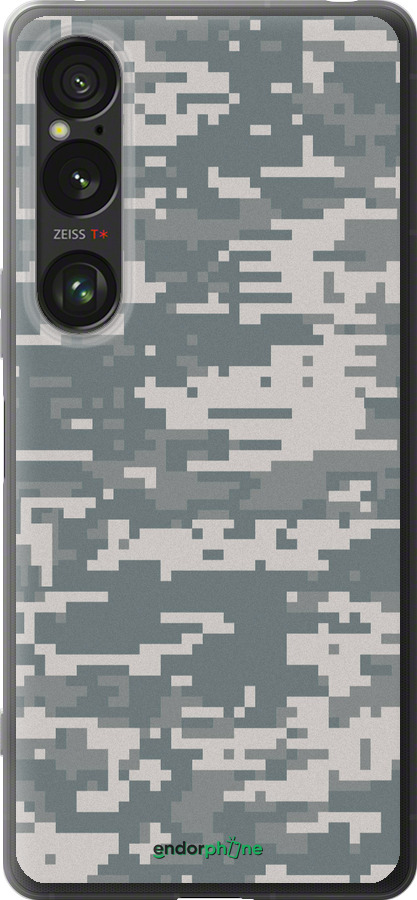 Силиконовый чехол Камуфляж для Sony Xperia 1 VI - 1085u-3975 изображение 
