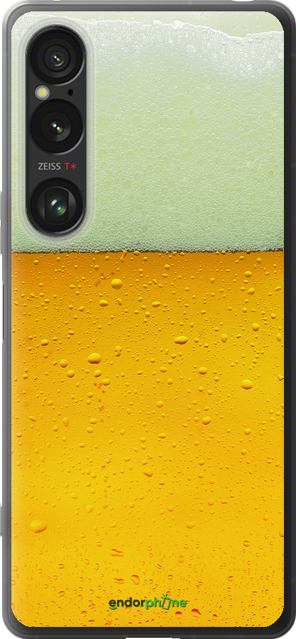 Силиконовый чехол Пиво для Sony Xperia 1 VI - 1145u-3975 изображение 