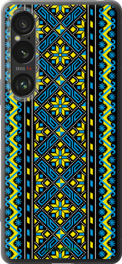 Силиконовый чехол Вышиванка 39 для Sony Xperia 1 VI - 1173u-3975 изображение 