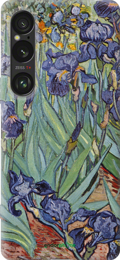 Силиконовый чехол Винсент Ван Гог. Ирисы для Sony Xperia 1 VI - 161u-3975 изображение 