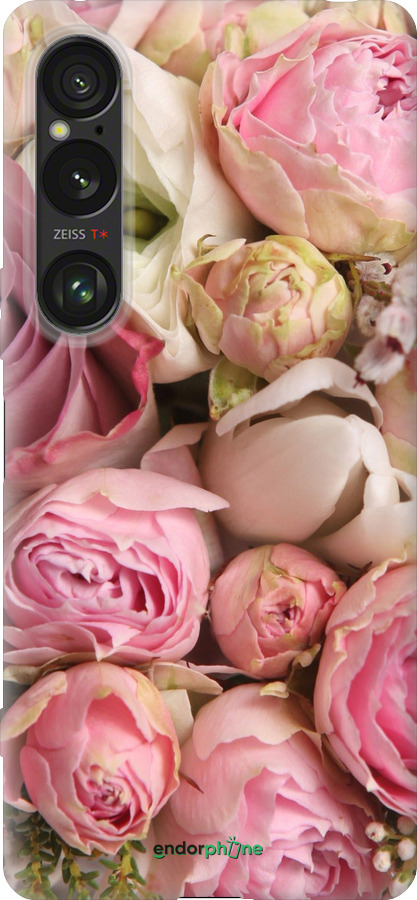 Силиконовый чехол Розы v2 для Sony Xperia 1 VI - 2320u-3975 изображение 