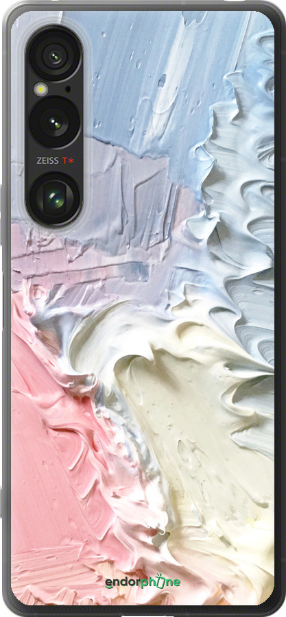 Силиконовый чехол Пастель v1 для Sony Xperia 1 VI - 3981u-3975 изображение 