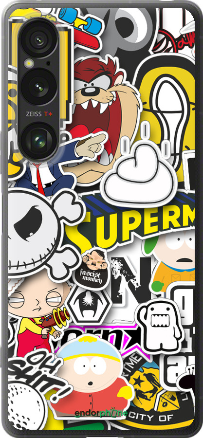 Силіконовий чехол Popular logos для Sony Xperia 1 VI - 4023u-3975 изображение 