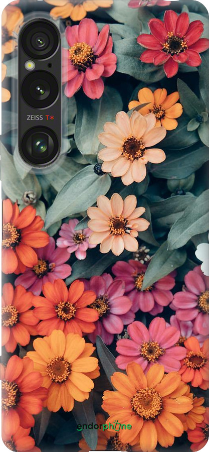 Силиконовый чехол Beauty flowers для Sony Xperia 1 VI - 4050u-3975 изображение 