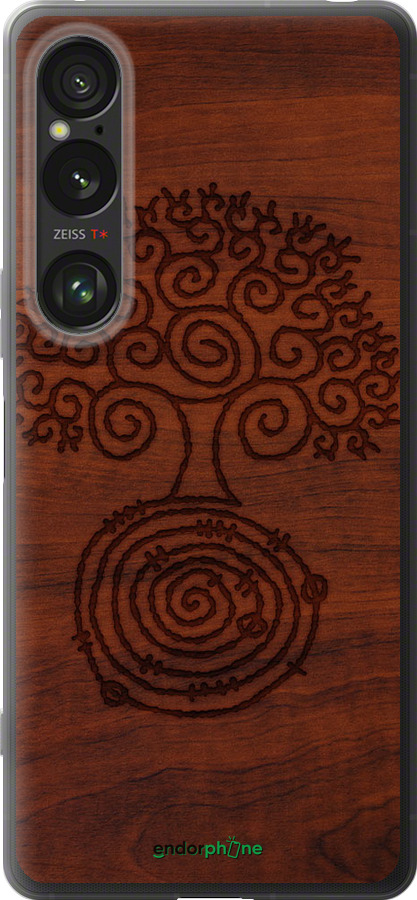 Силиконовый чехол Узор дерева для Sony Xperia 1 VI - 4119u-3975 изображение 