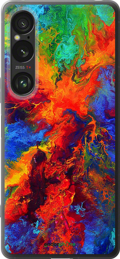 Силиконовый чехол Акварель на холсте для Sony Xperia 1 VI - 4150u-3975 изображение 