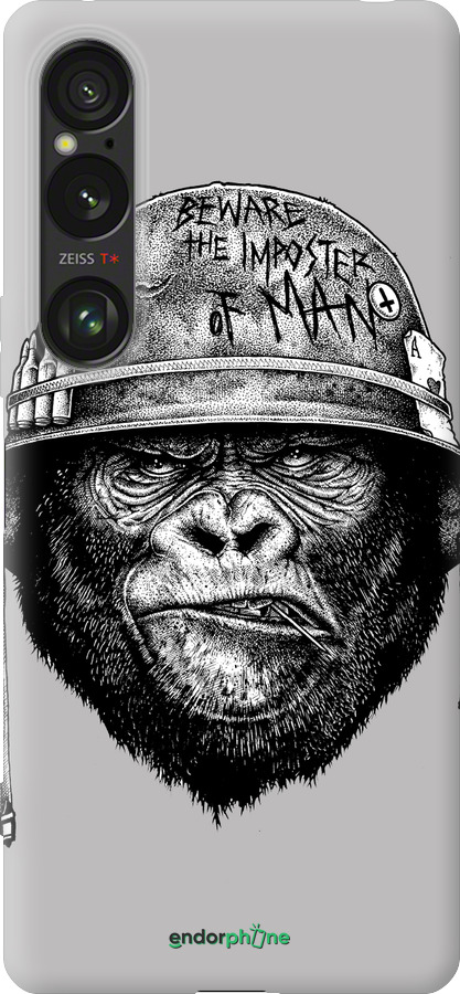 Силиконовый чехол military monkey для Sony Xperia 1 VI - 4177u-3975 изображение 